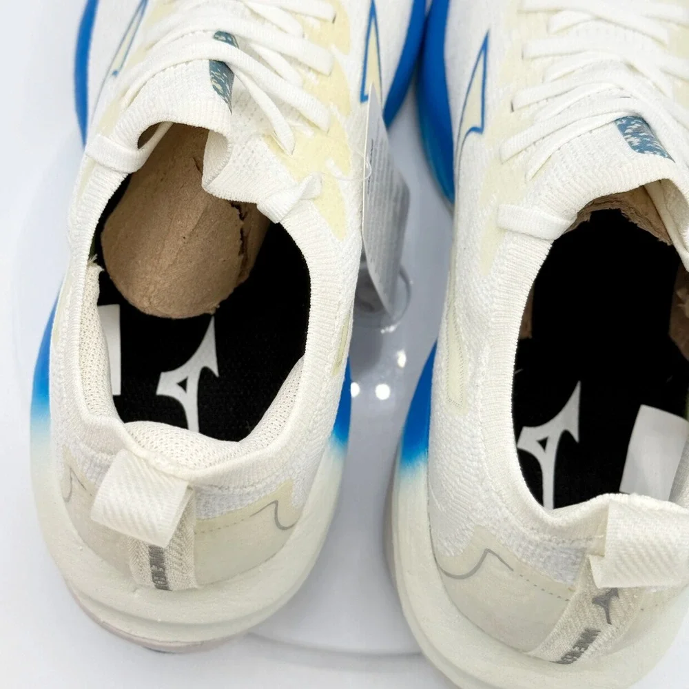 Mizuno Wave Neo Wind Running Shoes Womens 9.5 White Blue J1GD227821 Sneakers - Picture 12 of 12